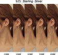 wholesale Sterling Silver Circle Endless Hoop Earrings for Women 20 70mm-0-20