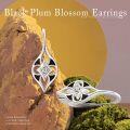 wholesale 925 Sterling Silver Flower Design Leverback Drop Dangle Earrings with Cubic Zirconia Stones - Elegant and Stylish Gift for Her-0-5