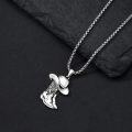 wholesale 925 Sterling Silver Cowboy Boot Pendant Necklace  with Cactus and Hat Charm - Western s for Women & Men-0-3