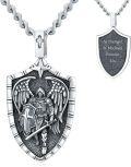 wholesale  Archangel St Michael Shield Pendant Necklaces for Men & Women-0-0