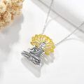 wholesale 925 Sterling Silver Saint Michael Archangel Shield Pendant Necklace Oxidized Silver-0-3