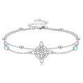 wholesale 925 Sterling Silver Celtic Knot Bracelet with Moonstone for Women Wicca Jewelry-0-0