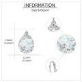 wholesale 925 Sterling Silver Black Enamel Drop Earrings Wholesale With Filigree Design-0-9