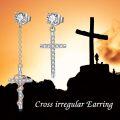wholesale 925 Sterling Silver Cross & Infinity Love Drop Dangle Stud Earrings for Women Girls Gift Set 3 Pairs Pack-0-5