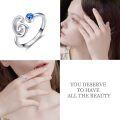 wholesale TOUPOP Christmas Gifts For Women, 925 Sterling Silver Sunflower/rose/initial G Butterfly Rings For Women, You Are My Sunshine Adjustable Ring Jewelry Gifts For Women Her Wife Birthday Gifts Ideas -0-2