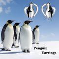 wholesale 925 Sterling Silver Penguin Earrings Wholesale In Heart Shape Design-0-4