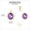 wholesale 14k Red Oval Gemstone Pendant Necklace With Lab Diamond Halo-0-22