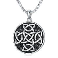 wholesale 925 Sterling Silver Celtic Knot Pendant Necklace-Celtic Knot Cross