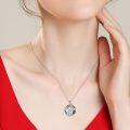 wholesale 925 Sterling Silver Crystal Sloth & Llama Charm Pendant Necklace for Women-0-11