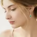 TOUPOP Sterling Silver Infinity Birthstone Earrings Gift for Women-0-1