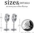 wholesale Sterling Silver Viking Valknut Hoop Earrings w Wolf Claw Kelt Knot Compass Thor Hammer Axe Unisex-0-2