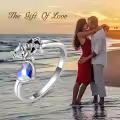 TOUPOP Sterling Silver Butterfly Ring For Women Jewelry Gifts-0-1