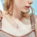 wholesale 925 Sterling Silver Sister Always My Friend Rotating Pendant Necklace-0-4