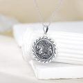 wholesale 925 Sterling Silver Pendant with Mythical Warrior Design - Christian Religious  for Women and Men-0-1