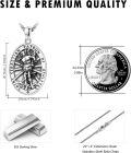 wholesale 925 Sterling Silver St Sebastian Athletes' Protection Medal Necklace Pendant-0-4