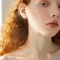 wholesale 925 Sterling Silver Classic Pearl Stud Earrings-0-1