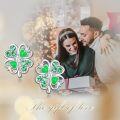 wholesale 925 Sterling Silver Hypoallergenic Shamrock Stud Earrings for Women and Girls - 4-Leaf Clover Design with Green Stones-0-5