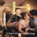 wholesale  14K Gold Solid Tiny Stud Earrings for Women Men -0-1