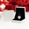 TOUPOP Sterling Silver Pendant Necklace with Stone & Initial Letter-0-6
