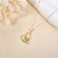 wholesale 14K Gold Cow Pendant Necklace - Cute Animal Charm Chain for Women's Gifts-0-1