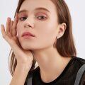 wholesale 925 Sterling Silver Cat Drop Earrings Platinum Plated Yellow Crystal For Women-0-4