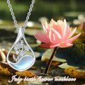 wholesale 925 Sterling Silver Mother of Pearl Floral Pendant Necklaces - Gifts for Her-0-41