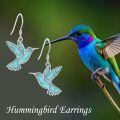 wholesale 925 Sterling Silver Hummingbird Necklace Wholesale Turquoise Inlay-0-40