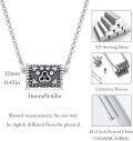 wholesale 925 Sterling Silver Bullet Hourglass Cylinder Urn Cremation Keepsake Pendant Necklace  with Funnel and Screwdriver Tool Set for Ashes  48cm Chain Length-0-4