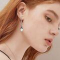 wholesale Sterling Silver Austrian Crystal Vintage Drop Dangle Leverback Earrings-0-20