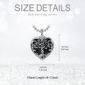 TOUPOP Sterling Silver Tree Of Life Urn Necklace For Ashes Keepsake Memorial Jewelry-0-5