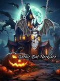 wholesale 925 Sterling Silver Gothic Bat Heart Pendant Necklace Halloween s for Women and Men-0-1