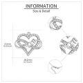 wholesale 925 Sterling Silver Heart Infinity Love Pendant Necklace-0-3