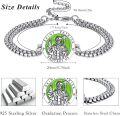 wholesale Sterling Silver Archangel St Thor Hammer Protection Amulet Bracelet for Men Women 7 +2 Adjustable Chain-0-5