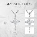 wholesale 925 Sterling Silver Celtic Knot Star Pendant Necklaces for Men & Women-0-1