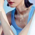 wholesale 925 Sterling Silver Cross Necklace I Can Do All Things-0-4