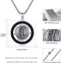 wholesale 925 Sterling Silver Saint Christopher Protect Us Medal Pendant Necklace Catholic s for Men & Women-0-1
