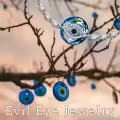 TOUPOP Sterling Silver Crystal Evil Eye Bracelet Anklet Adjustable Amulet Jewelry-0-1