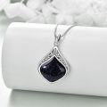 wholesale 925 Sterling Silver Moonstone Lapis Larimar Moss Agate Teardrop Filigree Pendant-0-101