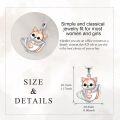 wholesale 925 Sterling Silver Teacup Fox Pendant Necklace with Heart Charm for Women Gifts-0-5