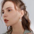 wholesale 925 Sterling Silver Cute Elephant Earrings With Heart Shape And Crystal Accents-0-1