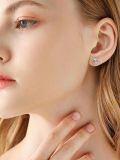 wholesale 925 Sterling Silver Dalmatian Dog Earrings-0-3