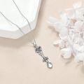 wholesale 925 Sterling Silver Celtic Heart Cross Pendant Necklace-0-3
