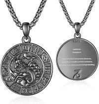 wholesale 925 Sterling Silver Capricorn Zodiac Sign Pendant Necklaces for Men Women Astrology s-Black-Capricorn Black-Capricorn