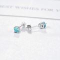 wholesale 925 Sterling Silver Turquoise Stud Earrings-0-2