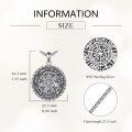 wholesale 925 Sterling Silver Pendant With Arcanum Symbols-0-4