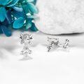 wholesale 925 Sterling Silver Cow Animal Stud Earrings for Women-0-3