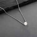 wholesale 14k White Gold Simple Freshwater Pearl Necklace-0-25