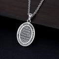 wholesale 925 Sterling Silver Saint Peregrine Protection Pendant Necklace for Men Women Catholic-0-4