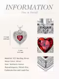 TOUPOP Sterling Silver Tree Of Life Urn Necklace Holds Ashes With Filler Kit-0-4