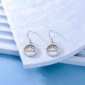 wholesale 925 Sterling Silver Mountain Cross Dangle Earrings Christian s for Her Him-0-1